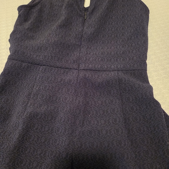 Astr Navy Blue Tied Waist Jumpsuit - Picture 6 of 6